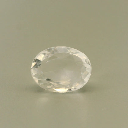Indian Sphatik (Rock Crystal) 5.78 Carat / 6.43 Ratti, Unheated and Untreated – No indications of treatment observed – front view