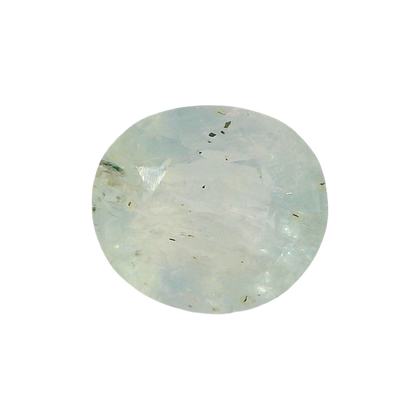 Sri Lankan Blue Sapphire (Neelam) 3.65 Carat / 4.06 Ratti, Unheated and Untreated – No indications of treatment observed – front view