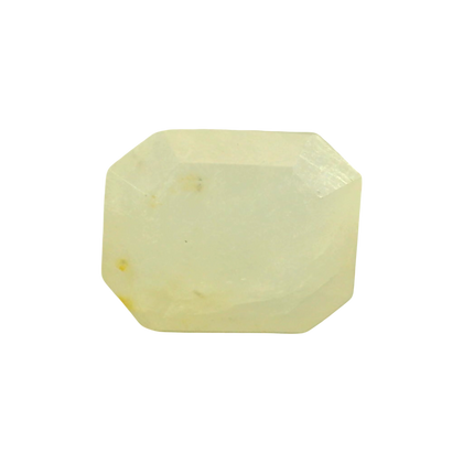 Yellow Sapphire (Pukhraj) 4.42 Carat / 4.92 Ratti, Unheated and Untreated – No indications of treatment observed – front view
