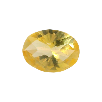 Brazilian Citrine 2.69 Carat / 2.99 Ratti, Unheated and Untreated – No indications of treatment observed – front view