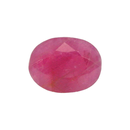 African Ruby (Manik) 3.67 Carat / 4.08 Ratti, Unheated and Untreated – No indications of treatment observed – front view
