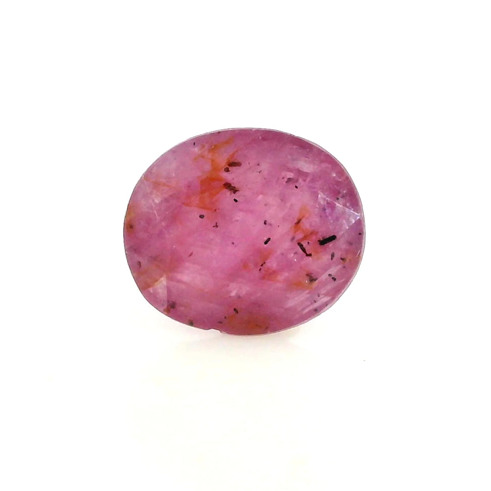African Ruby (Manik) 5.2 Carat / 5.78 Ratti, Unheated and Untreated – No indications of treatment observed – front view
