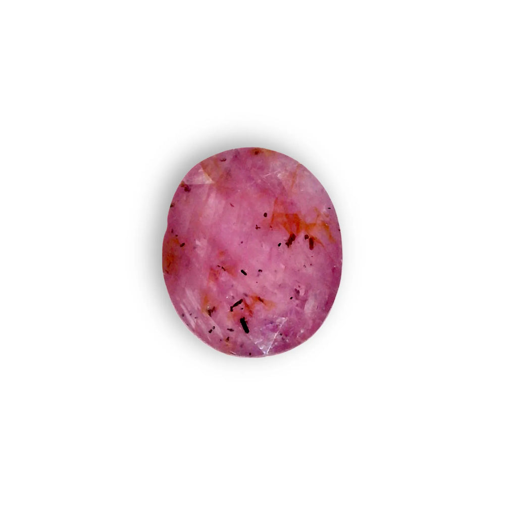 African Ruby (Manik) 5.2 Carat / 5.78 Ratti, Unheated and Untreated – No indications of treatment observed – top view