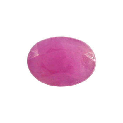African Ruby (Manik) 4.32 Carat / 4.8 Ratti, Unheated and Untreated – No indications of treatment observed – front view