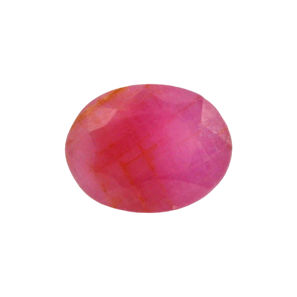 African Ruby (Manik) 3.23 Carat / 3.59 Ratti, Unheated and Untreated – No indications of treatment observed – front view