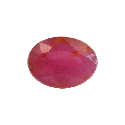 African Ruby (Manik) 3.99 Carat / 4.44 Ratti, Unheated and Untreated – No indications of treatment observed – front view