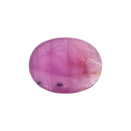 African Ruby (Manik) 3.36 Carat / 3.74 Ratti, Unheated and Untreated – No indications of treatment observed – front view