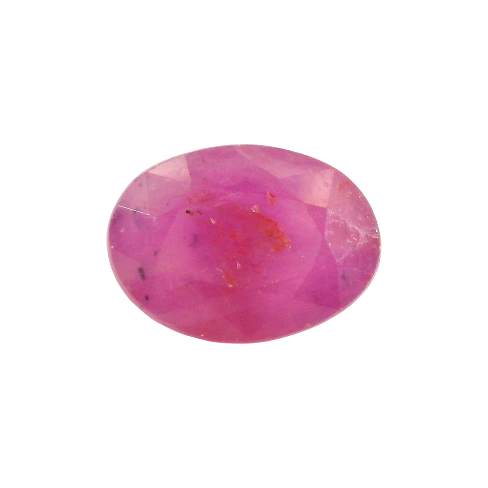African Ruby (Manik) 4.49 Carat / 4.99 Ratti, Unheated and Untreated – No indications of treatment observed – front view
