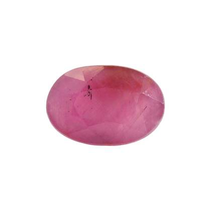 African Ruby (Manik) 5.37 Carat / 5.97 Ratti, Unheated and Untreated – No indications of treatment observed – front view