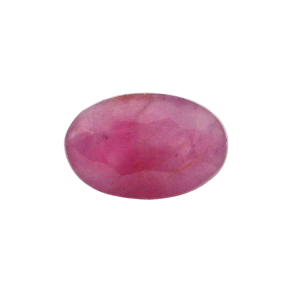 African Ruby (Manik) 3.7 Carat / 4.12 Ratti, Unheated and Untreated – No indications of treatment observed – front view