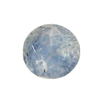 Kashmir Blue Sapphire (Neelam) 0.63 Carat / 0.7 Ratti, Unheated and Untreated – No indications of treatment observed – front view
