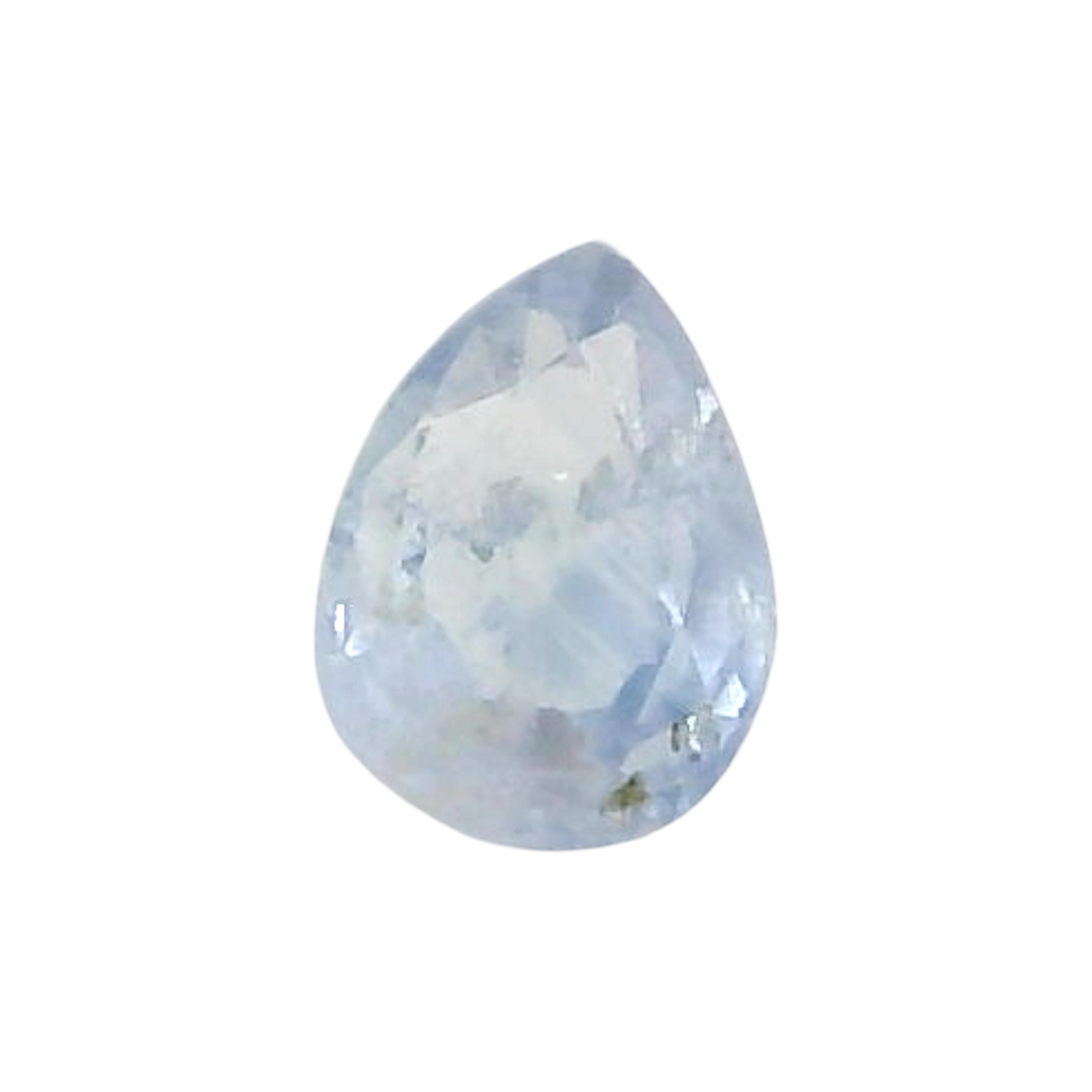Kashmir Blue Sapphire (Neelam) 0.78 Carat / 0.87 Ratti, Unheated and Untreated – No indications of treatment observed – front view