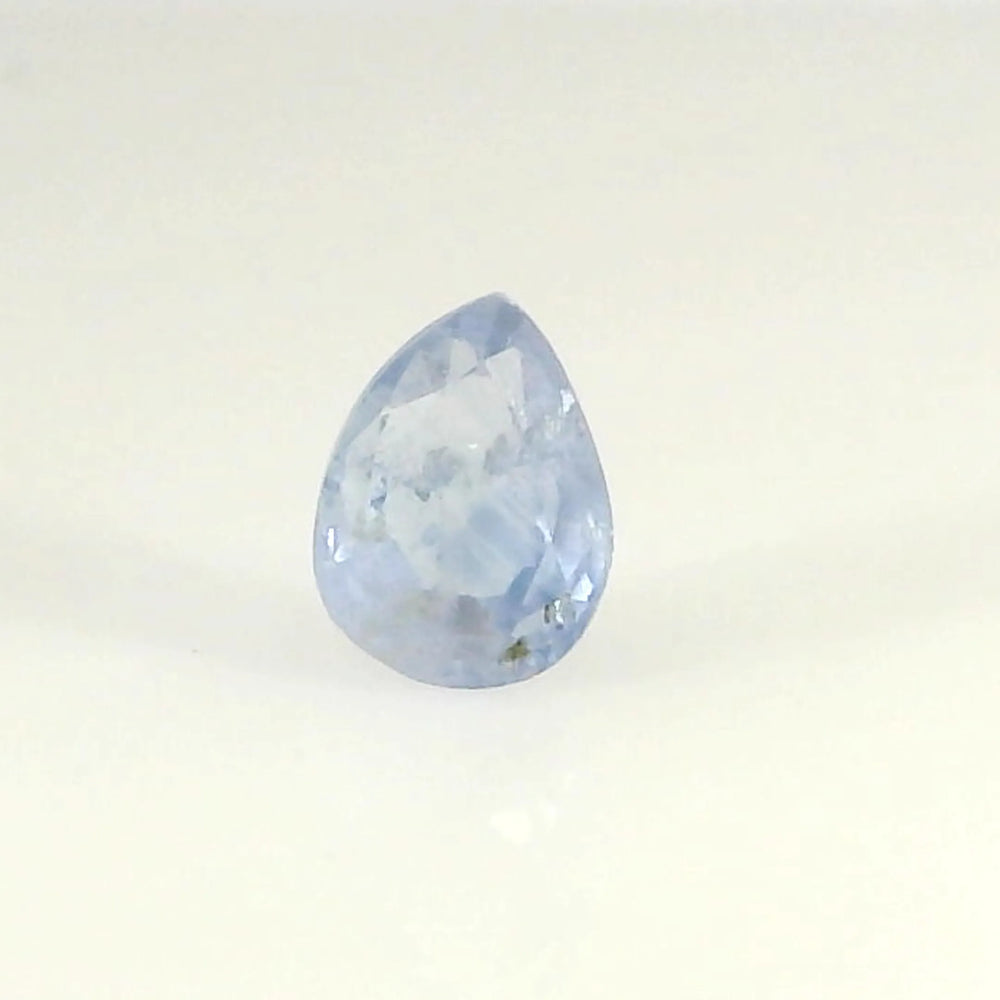 Kashmir Blue Sapphire (Neelam) 0.78 Carat / 0.87 Ratti, Unheated and Untreated – No indications of treatment observed – front view