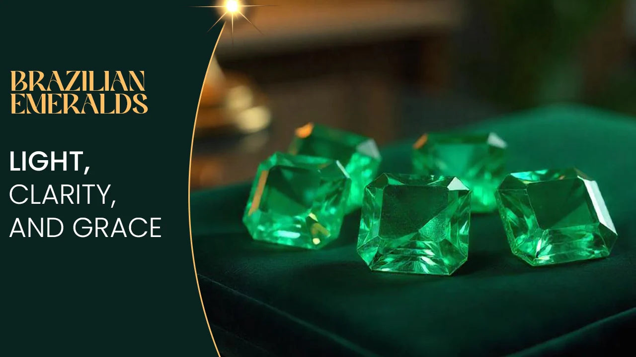 Brazilian Emeralds — Light, Clarity, and Grace