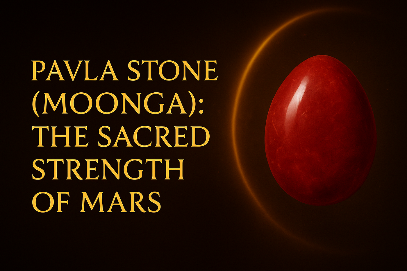Pavla Stone (Moonga): The Sacred Strength of Mars