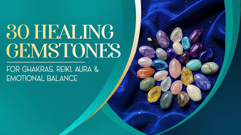 30 Healing Gemstones for Chakras, Reiki, Aura & Emotional Balance | PreciousCarats