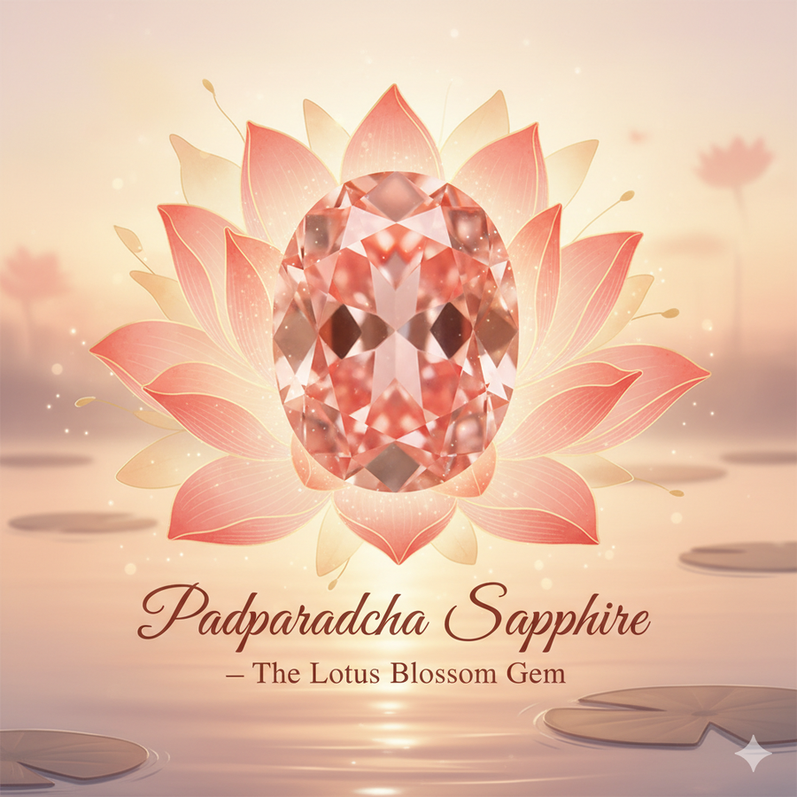 Padparadscha Sapphire – The Lotus Blossom Gem