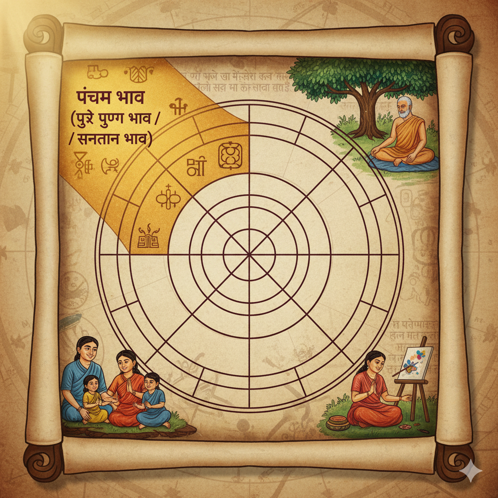पंचम भाव (पूर्व पुण्य भाव / संतान भाव)