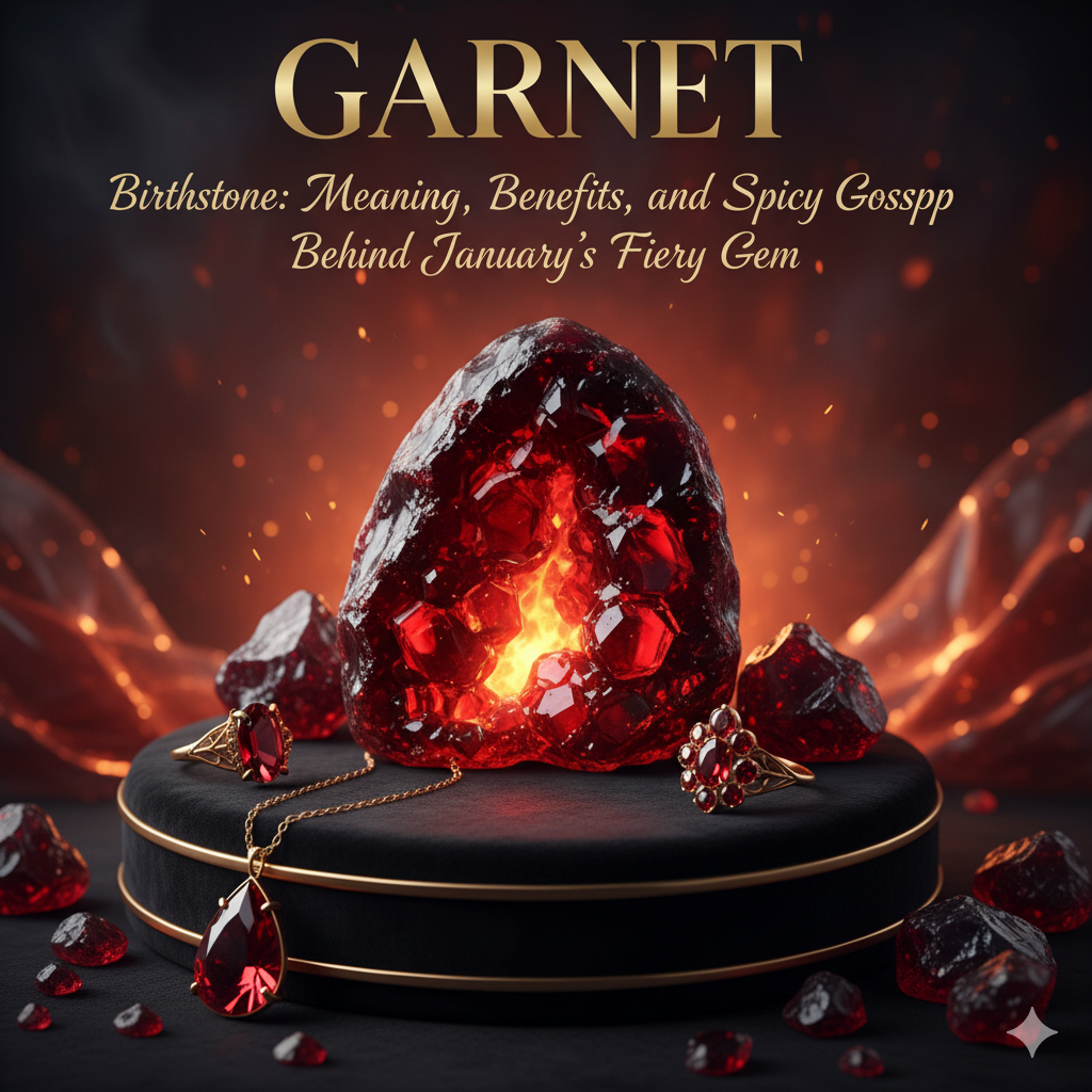Garnet Birthstone: Meaning, Benefits, and Spicy Gossip Behind January’s Fiery Gem