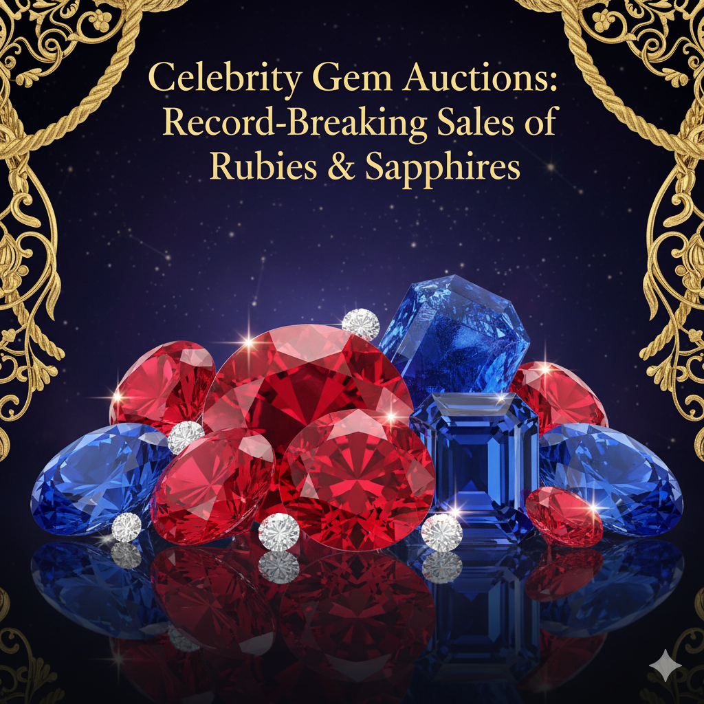 Celebrity Gem Auctions: Record-Breaking Sales of Rubies & Sapphires