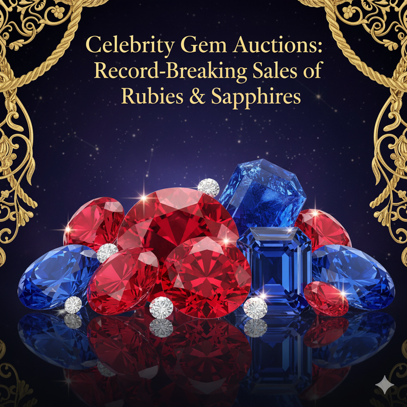 Celebrity Gem Auctions: Record-Breaking Sales of Rubies & Sapphires