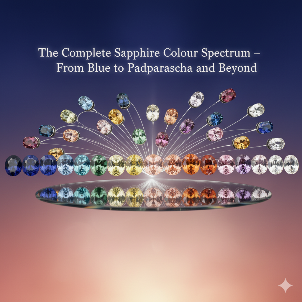 The Complete Sapphire Colour Spectrum – From Blue to Padparadscha and Beyond