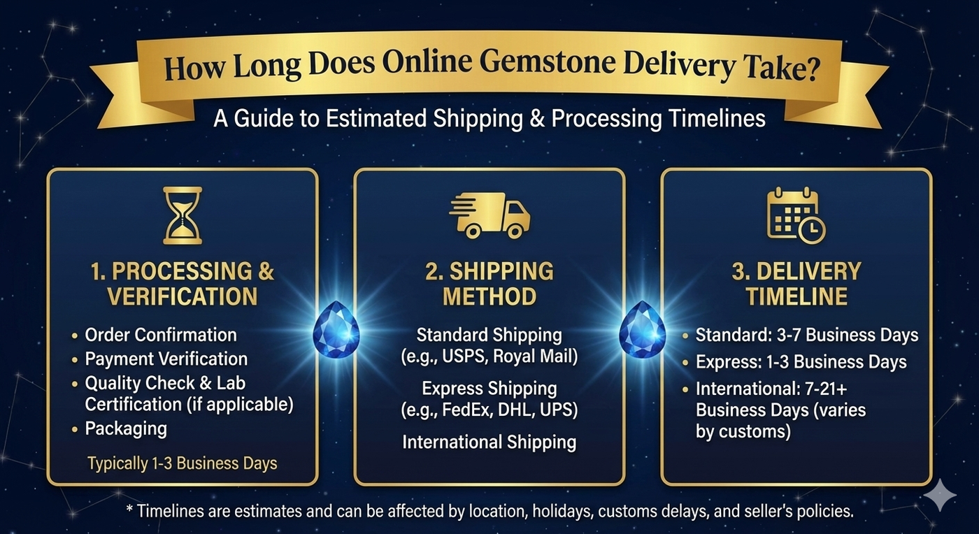 How Long Does Online Gemstone Delivery Take?