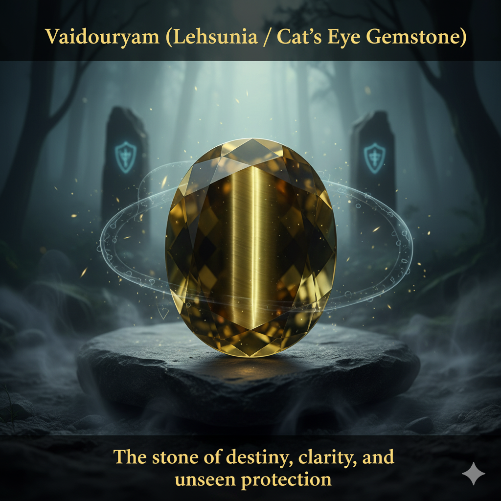 Vaidooryam (Lehsunia / Cat’s Eye Gemstone)