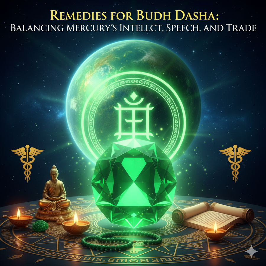 Remedies for Budh Dasha: Balancing Mercury’s Intellect, Speech, and Trade