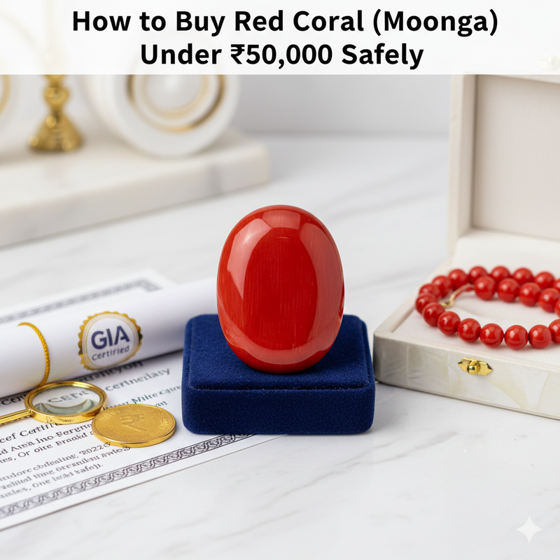 How to Buy Red Coral (Moonga) Under ₹50,000 Safely