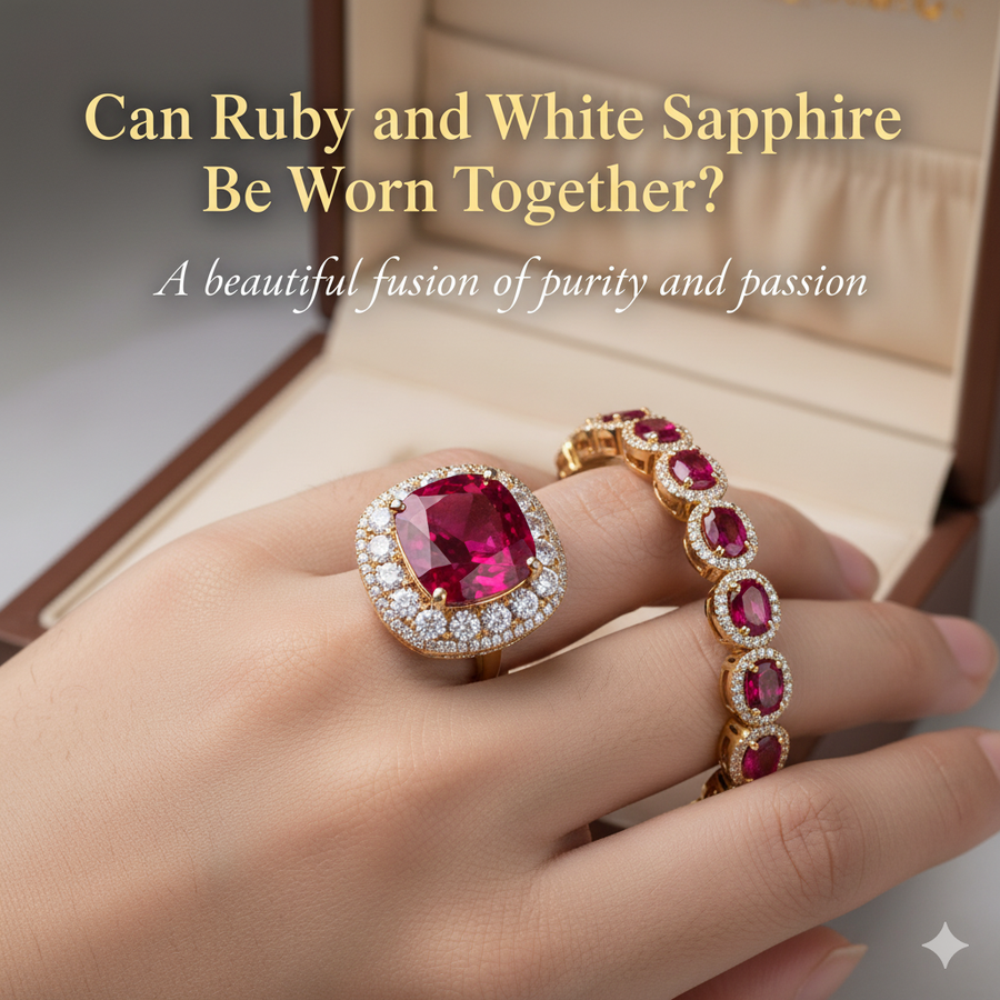 Can Ruby and White Sapphire Be Worn Together?