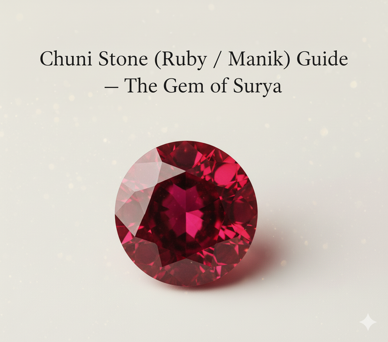 Chuni Stone (Ruby / Manik) Guide — The Gem of Surya