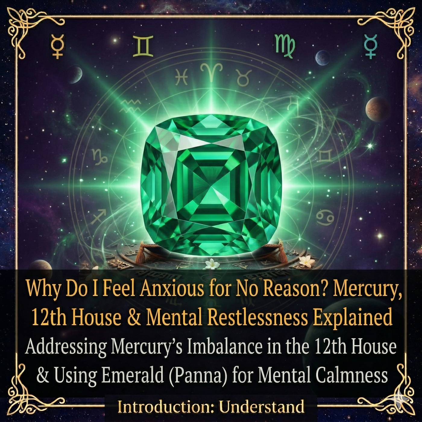 Why Do I Feel Anxious for No Reason? Mercury, 12th House & Mental Restlessness Explained