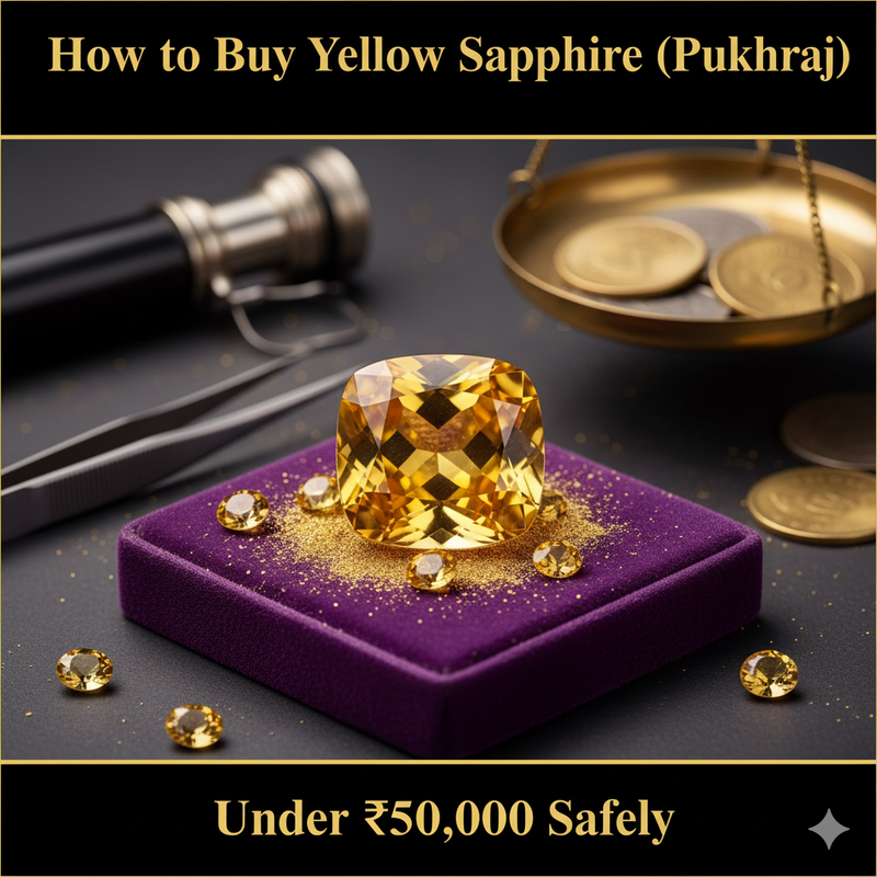 How to Buy Yellow Sapphire (Pukhraj) Under ₹50,000 Safely