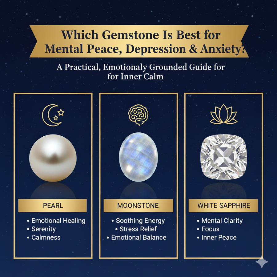 Which Gemstone Is Best for Mental Peace, Depression & Anxiety?