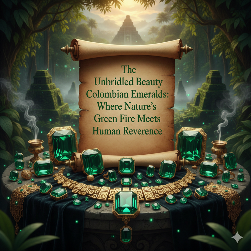 The Unbridled Beauty of Colombian Emeralds: Where Nature’s Green Fire Meets Human Reverence