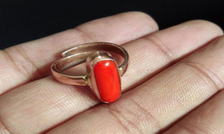 Buy Best Red Japanese Coral Gemstone | Moonga Stone