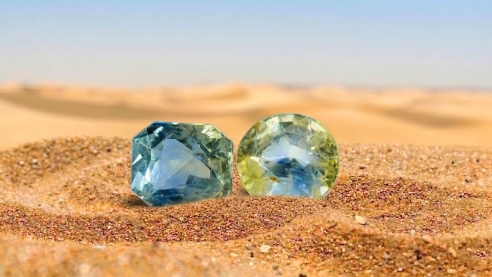 Bi-colour Sapphire / Pitambari
