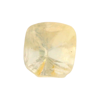 Sri Lankan Yellow Sapphire (Pukhraj) 3.82 Carat / 4.25 Ratti, Unheated and Untreated – No indications of treatment observed – front view