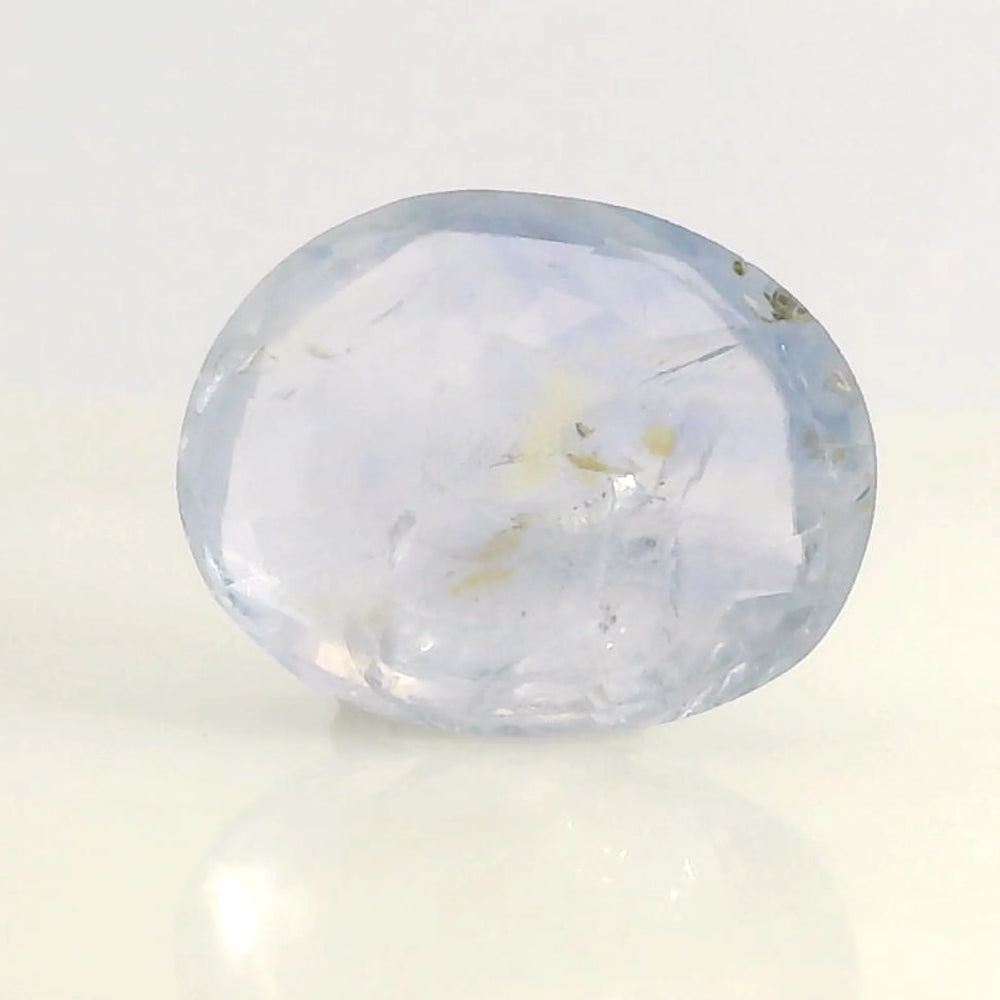 Sri Lankan Blue Sapphire (Neelam) 5.26 Carat / 5.85 Ratti, Unheated and Untreated – No indications of treatment observed – back view