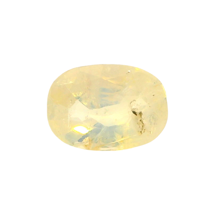 Sri Lankan Yellow Sapphire (Pukhraj) 3.7 Carat / 4.12 Ratti, Unheated and Untreated – No indications of treatment observed – front view