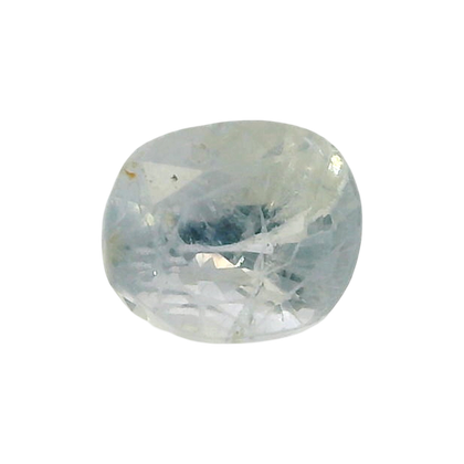 Sri Lankan Blue Sapphire (Neelam) 4.44 Carat / 4.94 Ratti, Unheated and Untreated – No indications of treatment observed – front view