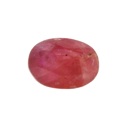 Mozambique Ruby (Manik) 4.42 Carat / 4.92 Ratti, Unheated and Untreated – No indications of treatment observed – front view