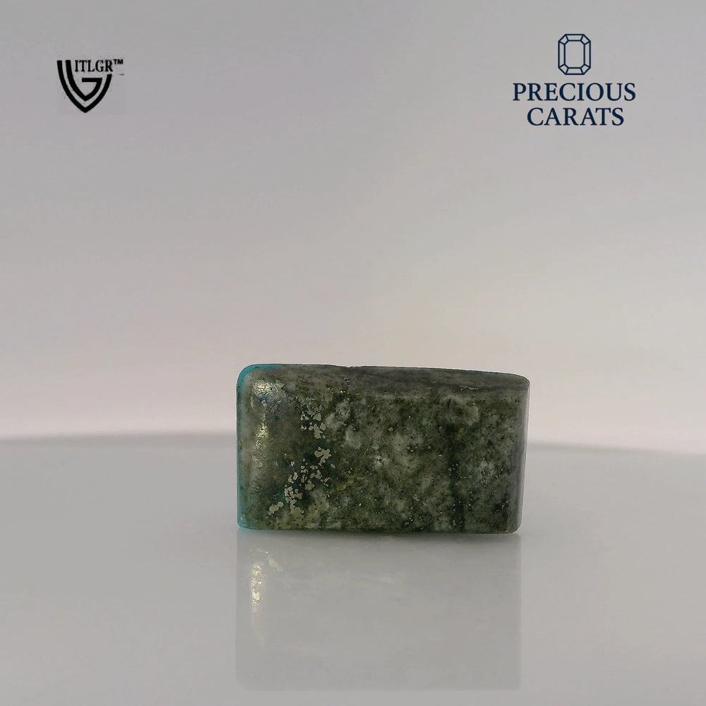Irani Turquoise (Firoza) 15.76 Carat / 17.52 Ratti, Unheated and Untreated – No indications of treatment observed – front view