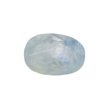 Blue Sapphire (Neelam) 6.9 Carat / 7.67 Ratti, Unheated and Untreated – No indications of treatment observed – front view