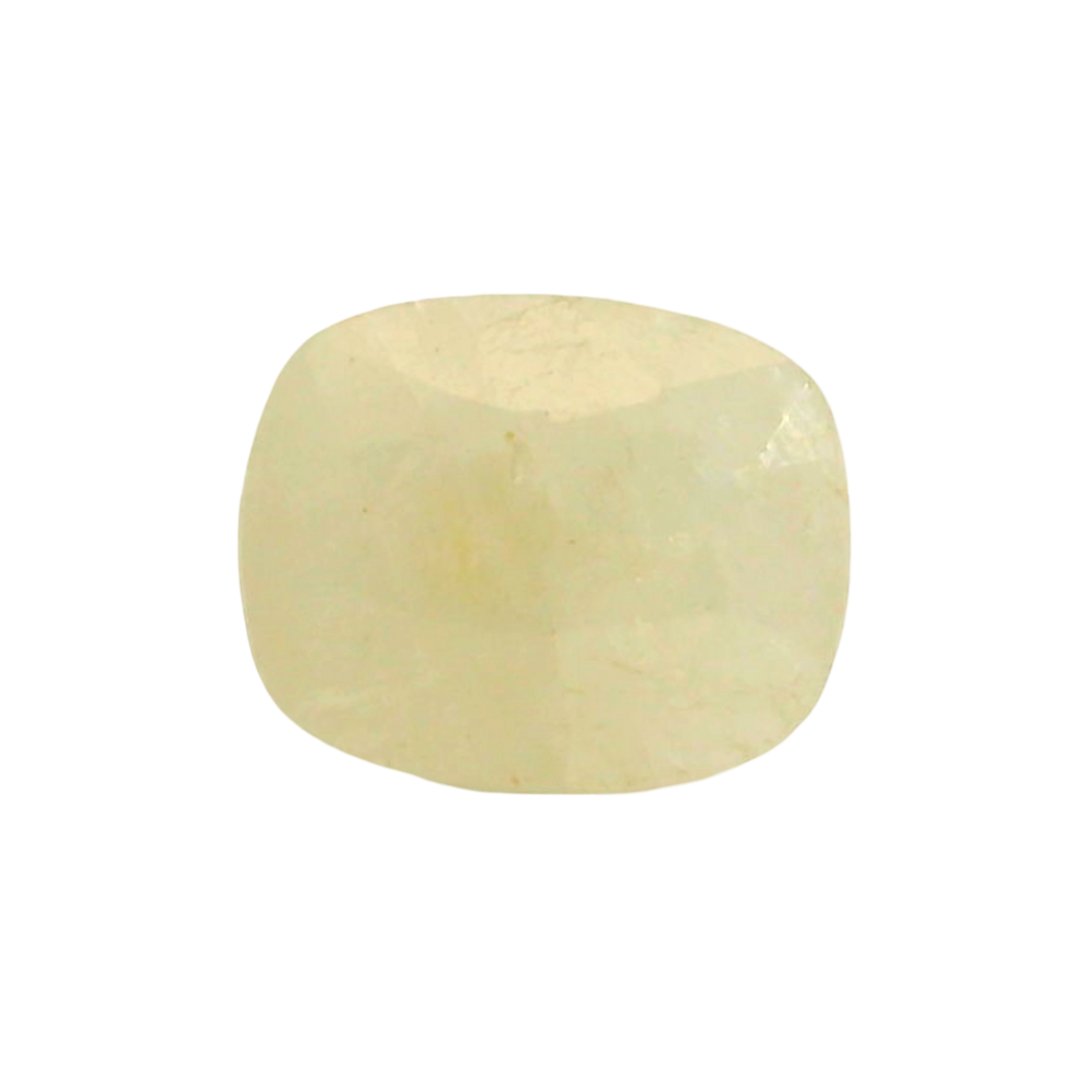 White Sapphire (Safed Pukhraj) 5.17 Carat / 5.75 Ratti, Unheated and Untreated – No indications of treatment observed – front view