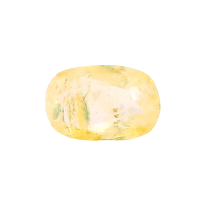 Sri Lankan Yellow Sapphire (Pukhraj) 1.47 Carat / 1.64 Ratti, Unheated and Untreated – No indications of treatment observed – front view