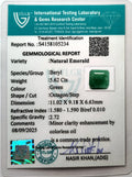 Brazilian Emerald 5.62 Carat