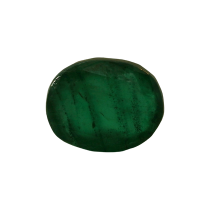 Zambian Emerald (Panna) 2.78 Carat / 3.09 Ratti, Minor Oil – front view