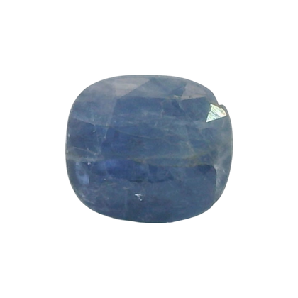 Burmese Blue Sapphire (Neelam) 4.4 Carat / 4.89 Ratti, Unheated and Untreated – No indications of treatment observed – front view